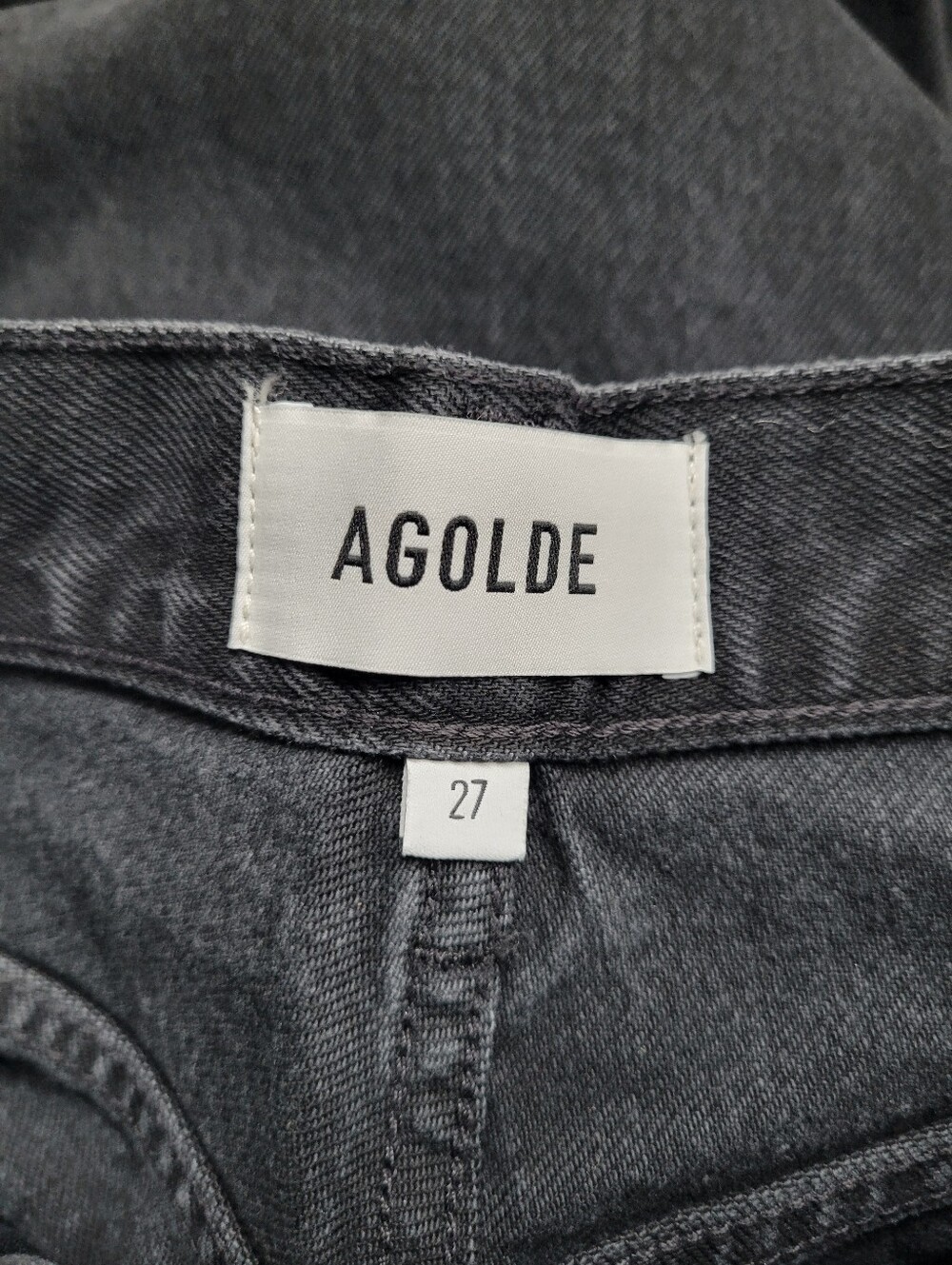 AGOLDE Leena Mid Rise Baby Flare Jeans In FORECAST - Picture 10 of 13